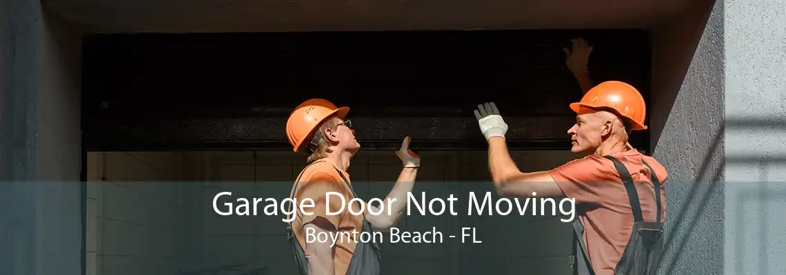 Garage Door Not Moving Boynton Beach - FL