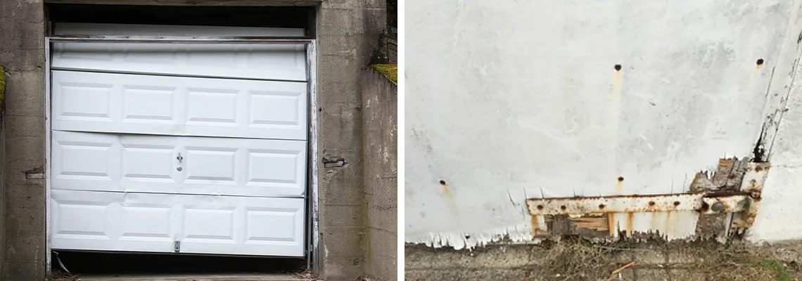 Rotten Commercial Garage Door Repair in Boynton Beach, FL